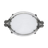  Acorn Oak Leaf Glass Tray