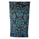 Venetian Brocade Turquoise Beach Towel | Gracious Style