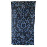 Venetian Brocade Indigo Blue Towels | Gracious Style