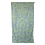 Venetian Brocade Grey Lime Towels | Gracious Style