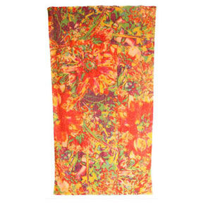 Abstract Floral Cotton Beach Towel by Fresco | Gracious Style