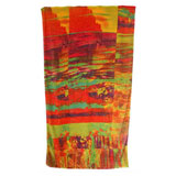 Abstract Watercolor Cotton Beach Towel by Fresco | Gracious Style