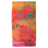 Abstract Watercolor Cotton Bath Towels by Fresco | Gracious Style