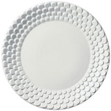 Aegean Sculpted White Charger Plate | Gracious Style
