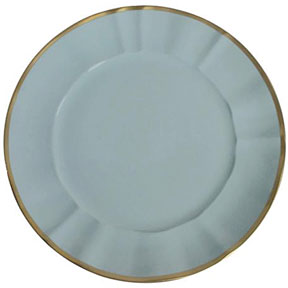 Powder Blue Charger Plate by Anna Weatherley | Gracious Style