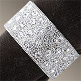 Platinum Bands Napkins Rings by L'Objet | Gracious Style