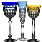 Barcelona Colored Crystal Stemware | Gracious Style