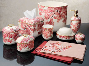 Blossom Bath Accessories Bone China | Gracious Style