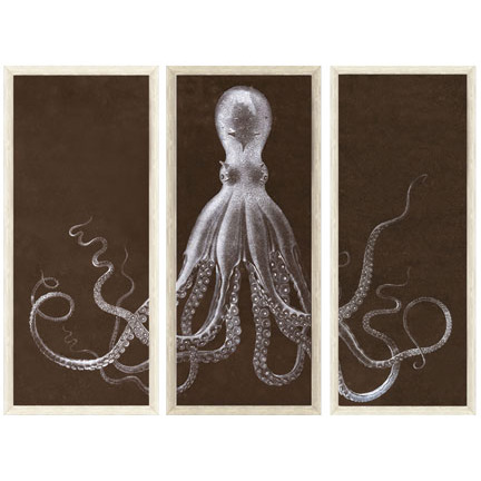 Lord Bodner Triptych in Brown | Gracious Style
