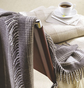 Burlington Cashmere Plaid Throw Blanket | Gracious Style