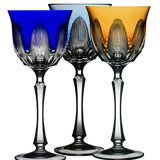 Captiva Colored Crystal Stemware by Varga | Gracious Style