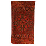 Casbah Rug Cinnamon Cotton Bath Towels by Fresco | Gracious Style