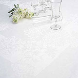 Chrysanthemum Irish Linen Tablecloth, Napkins, Placemats | Gracious Style