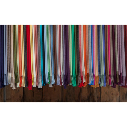 Alpaca Throw Blankets - Solid and Herringbone | Gracious Style