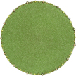 Cloisonne Trim Green Beaded Round Placemat | Gracious Style