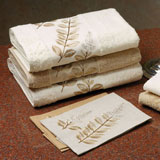 Copper Breeze Embroidered Towels by Anali | Gracious Style
