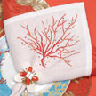 Kim Seybert Coral Red Embroidered Napkins | Gracious Style