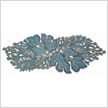 Kim Seybert Coral Turquoise Beaded Runner | Gracious Style