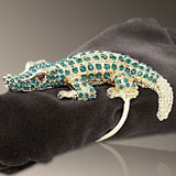L'Objet Crocodile Gold Napkin Rings | Gracious Style