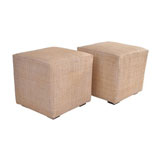 Harbour Island Raffia Cubes by oomph | Gracious Style