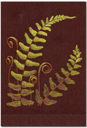 Fern Hand Towels Embroidered Linen | Gracious Style