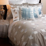 Ginkgo Embroidered Bedding by Anali | Gracious Style