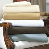 Grant Cotton Blanket by Sferra | Gracious Style