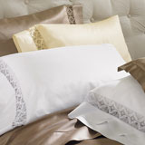 Harlow Sheets 590 TC with Lace Border | Gracious Style
