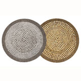 Kim Seybert Heavy Metal Round Placemats | Gracious Style