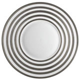 J.L. Coquet Hemisphere Platinum Stripe Dinnerware | Gracious Style