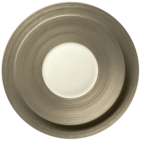 J.L. Coquet Hemisphere Matte Platinum Dinnerware | Gracious Style