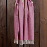 Alpaca Herringbone Maxi Scarf | Gracious Style