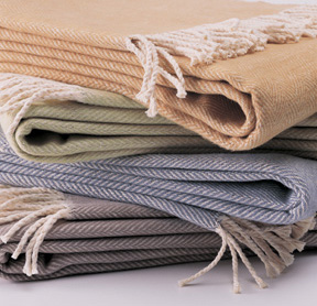 Celine Herringbone Throw Blanket | Gracious Style