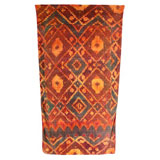 Ikat Diamond Gold Cotton Beach Towel by Fresco | Gracious Style