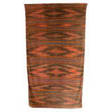 Ikat Stripes Rust Cotton Beach Towel by Fresco | Gracious Style