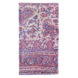 Indian Paisley Blue Cotton Bath Mats by Fresco | Gracious Style