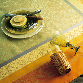 Isaphire Cuivre Table Linens | Gracious Style