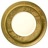 J.L. Coquet Khazard Gold Dinnerware | Gracious Style