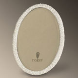 L'Objet Pave Platinum Oval Picture Frame | Gracious Style