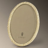 L'Objet Pave Gold Oval Picture Frame | Gracious Style