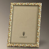 L'Objet Pave Gold Multicolor Picture Frame | Gracious Style 