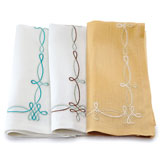 Kim Seybert Mandarin Linen Napkins | Gracious Style