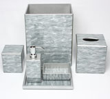 Marble Grey Bath Accessories by Waylande Gregory| Gracious Style