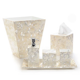 Kim Seybert Mosaic Shell Bath Accessories | Gracious Style