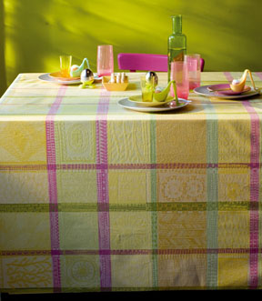Mille Wax Oasis Table Linens | Gracious Style