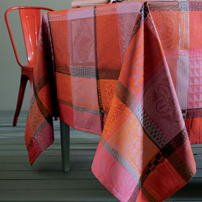 Mille Wax Sunset Table Linens | Gracious Style