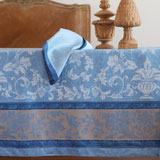 Linen Way Versailles Blue Table Linens | Gracious Style