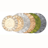 Kim Seybert Capiz Shell Round Placemats | Gracious Style