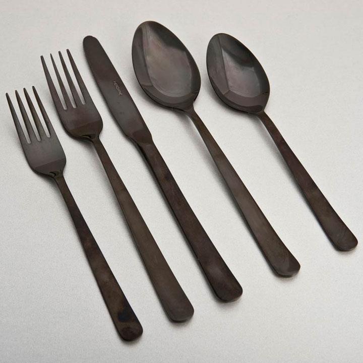 Herdmar Oslo Black Flatware Gracious Style