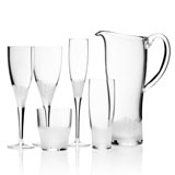Frosted Paillette Stemware | Gracious Style